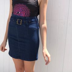 Classy And Sexy Jean Skirt. Nwt Sz6 Model Is A Sz 2/4 And Fits A Bit Loose. Form Fitting With Lots Of Stretch. Jean Pencil Skirt, Free People Jeans, Jean Skirt, Pencil Skirt, Womens Skirt, Free People, Pencil, Blue Color, Size 6