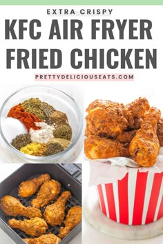 fried chicken is the best way to cook in an air fryer, and it's easy to make