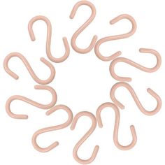 an image of some pink worms on a white background