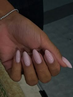 Multicolor  Collar    Color Nails Embellished   Nail,Hand & Foot Care Almond Color Nails, Basic Nails Almond, Basic Almond Nails, Solid Color Almond Nails, Basic Pink Nails, Basic Cute Nails, Pink Almond Acrylic Nails, Almond Long Nails, Almond Pink Nails