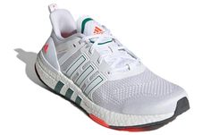 Adidas Equipment + Shoes White/Orange/Green H02751 - KICKS CREW Adidas White Sportswear Running Shoes, Casual White Running Shoes With Three Stripes Branding, White Running Shoes With Three Stripes For Light Sports, White Running Sneakers With Three Stripes, White Running Shoes With Three Stripes, White Three Stripes Running Sneakers, Sporty White Running Shoes With Three Stripes, Sporty White Running Shoes With Three Stripes Branding, White Running Shoes With Three Stripes For Sports