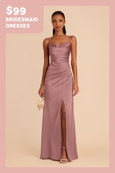 2x / dark mauve Dusty Pink Maid Of Honor Dress, Dusty Rose Silk Bridesmaid Dresses, Pinkish Purple Bridesmaid Dresses, Maid Of Honor Dresses Pink, Dark Mauve Birdy Grey, Bridesmaid Dress Colors Fall, Mauve Silk Dress, Mauve Silk Bridesmaid Dress, Dusty Pink Satin Bridesmaid Dresses