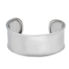 Find your perfect style with this wide-cuff bracelet.Click on this JEWELRY & WATCHES GUIDE to learn about fit, styles, materials and more! Length: 7 in. Slip-on cuff bracelet Plating: Sterling silver, rhodium Finish: Polished Base material: Sterling Silver Size: 7". Gender: female. Age Group: adult. Classic Metal Cuff Bracelets, Classic Metal Cuff Bracelet, Classic Metal Cuff Bangle, Adjustable Classic Cuff Bracelet, Classic Open Cuff Bracelet For Formal Occasions, Polished Wide Band Bracelet For Formal Occasions, Classic Silver Open Cuff Bracelet, Classic Metal Cuff Bracelet With Polished Finish, Polished Wide Band Cuff Bracelet