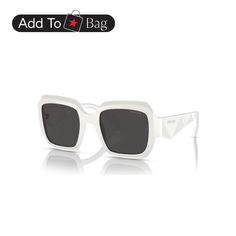 in stock Designer Optic White Sunglasses With Gradient Lenses, White Polarized Sunglasses For Evening, White Sunglasses With Gradient Lenses For Evening, Luxury Optic White Sunglasses With Mirrored Lenses, Luxury Optic White Sunglasses With Polarized Lenses, Federated States Of Micronesia, Triangle Shape, Women's Sunglasses, Letter Logo