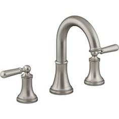 an image of a faucet with two handles