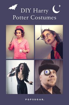 the cover of diy harry potter costumes