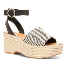 The Espadrille Gets An Edgy Update: A Leather Buckle Strap At The Ankle Makes These Sandals Even More Unexpected. Heel Measures Approximately 3 Inches" Espadrille Wrapped Plank Wedge Wearable Height New, Never Been Worn Chic Wedge Heel Espadrilles For Spring, Black Closed Toe Straw Espadrilles, Black Closed-toe Straw Espadrilles, Black Straw Espadrilles With Round Toe, Chic Ankle Strap Espadrilles For Spring, Chic Ankle Strap Espadrilles With Woven Sole, Chic Espadrilles With Woven Sole And Ankle Strap, Chic Espadrilles With Ankle Strap And Woven Sole, Chic Straw Platform Espadrilles