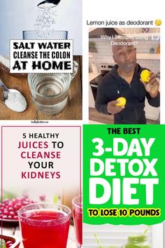 Salt Water Flush, Lung Detox, Salt And Water