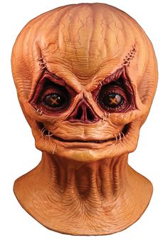 Trick R Treat Full Adult Costume Mask Sam Exposed Trick R Treat Movie, Trick R Treat Sam, Scarecrow Mask, Scary Halloween Masks, Sam Trick R Treat, Mascaras Halloween, Halloween Costume Mask, Horror Masks, Trick Or Treat Studios