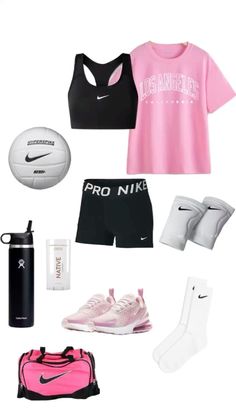 Volleyball outfit inspo #vb #volleyball #play #inspo #sporty #sport #cute #outfit #ball Volley Ball Practice Outfits, Cute Basketball Practice Outfits, Netball Outfits Women, Netball Practice Outfits, Outfits For Volleyball Practice, Cute Volleyball Practice Outfits, Things To Wear To Volleyball Practice, Practice Outfits Volleyball, Volleyball Outfits With Leggings