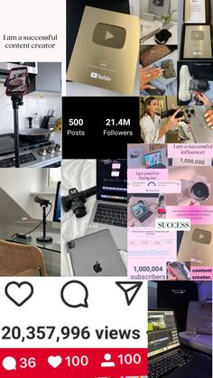 a collage of pictures with different types of electronics on them, including laptops and other electronic devices