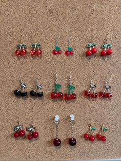 Description Perfect for summer, these cherry style earrings are bound to make a statement for any gathering. Available in a variety of styles, finishes and colours, there is a choice for everyone out there. Featuring either continental wires, shepherd hooks, or if you fancy a bit of dangle in your life, you're sure to find something to suit your taste. All items are either 925 silver, silver plated or gold plated for your choice. All items come packaged in an organza gift bag, meaning that they Trendy Handmade Cherry-colored Jewelry, Trendy Cherry-colored Earrings, Trendy Handmade Cherry Jewelry, Trendy Handmade Cherry Earrings, Handmade Trendy Cherry Earrings, Trendy Handmade Cherry Colored Earrings, Retro Red Earrings For Summer, Summer Gift Cherry Earrings, Retro Summer Earrings As A Gift