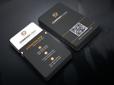 https://www.fiverr.com/designer_forid6 Vertical Business Cards, Professional Business Card, Luxury Business Cards, Business Thank You Cards, Graphic Design Tools, Unique Business Cards, Design Board