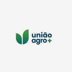 the logo for an organic product, called unicao agro and it's slogan