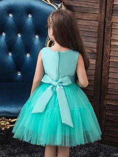 Princess Silhouette Bows Kids Party Dresses Flower Girl Dresses Short — Bridelily Burgundy Flower Girl Dress, Blue And Yellow Dress, Purple Party Dress, Princess Silhouette, Girl Red Dress, Girls Dresses Online, Girls White Dress, Kids Party Dresses, White Flower Girl Dresses