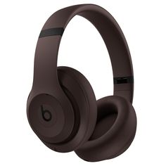 the beats on ear headphones are brown