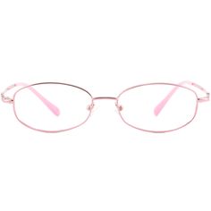 SPECIFICATIONS Available as Progressive / Bifocal : Yes Readers: Yes Rim: Full Rim Shape: Oval Material: Metal FRAME SIZE Frame Width: 132 mm Lens Width: 49 mm Bridge: 16 mm Temple Length: 141 mm Lens Height: 30 mm Frame Weight: 15 grams Pink Glasses Frames, Oval Glasses, Future Clothes, Cute Glasses, Square Glasses, Cute Eyes, Purple Eyes, Cat Eye Glasses, Eye Glasses