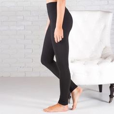 Looking for a pair of leggings that take comfort to the next level? Our buttery soft solid leggings have you covered! With their tummy control comfort stretch yoga-style waistband, they'll keep you feelin' cozy all day. Whether you're dressing them up with some fancy heels & elevated accessories or staying in and spending the evening on the couch, you'll be living in luxurious comfort. Wherever your day takes you, be comfortable - be happy - be stylish. Features: 3" comfort stretch yoga waistban Soft Touch Casual Yoga Leggings, Casual Soft Touch Yoga Leggings, Casual Soft Touch Leggings For Yoga, Athleisure Yoga Pants For Relaxation, Comfortable High Stretch Yoga Leggings, Comfortable Compression Leggings For Yoga, Soft Touch Yoga Leggings, High Stretch Comfortable Leggings For Yoga, High Stretch Yoga Leggings