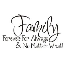 the words family together we have it all written in black ink on a white background