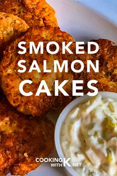 Smoked salmon cakes Smoked Salmon Patties Recipe, Smoked Salmon Cakes, Smoked Salmon Cakes Recipe, Salmon Cake Recipes Canned, Smoked Salmon Patties, Leftover Smoked Salmon, Salmon Cakes With Leftover Salmon, Leftover Smoked Salmon Recipes, What To Do With Smoked Salmon