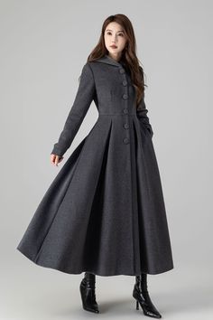 This made-to-measure gray long hooded swing wool coat, crafted with an eye for detail and a commitment to excellence. 

SKU 4507
Link in bio

#WomenWear #CustomFashion #hoodedcoat #woolcoat #womencoat #longcoat #swingcoat #highwaistcoat #customcoat  #Xiaolizihandmade Elegant A-line Wool Coat, Classic Long Wool Coat In Solid Color, Elegant Long Wool Coat Solid Color, Elegant Long Wool Coat With Buttons, Elegant Long Wool Coat In Solid Color, Elegant Double-breasted Wool Coat, Elegant Long Sweater Coat, Elegant Long Solid Color Sweater Coat, Formal A-line Wool Coat For Fall