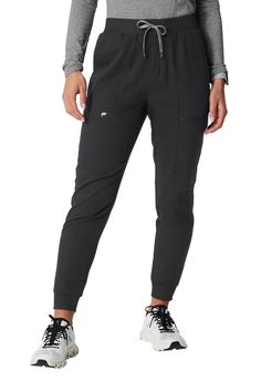 PRICES MAY VARY. HIGH-PERFORMANCE AND FUNCTIONAL – Designed with our breathable, MotionTech fabric, the stylish semi-slim fit joggers have a high-rise with five pockets for max storage capabilities: one back pocket, two slash pockets, one zipper pocked, and one open cargo pocket COMFORTABLE AND EASY TO MOVE IN – Our women’s medical scrub bottoms feature our Signature Stay-Put Waistband and reversible drawcord for a full range of movement. Lightweight, high-quality material gives a flexible four- Activewear With Comfort Stretch For Sports, 5-inch Inseam, Fitted Casual Joggers For Running, Casual Fitted Joggers For Running, Breathable Fitted Functional Joggers, Fitted Joggers With Elastic Side Panels For Sports, Fitted Functional Joggers For Jogging, Functional Fitted Joggers For Running, Fitted Functional Joggers For Running, Fitted Moisture-wicking Joggers For Running