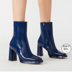 Steve Madden, Freya, Navy Leather Boots Worn Once Platform Heels Super Comfortable, Beautiful Color Shoes Steve Madden, Navy Leather, Steve Madden Shoes, Platform Heels, Shoes Heels Boots, Shoes Women Heels, Leather Boots, Steve Madden, Heeled Boots