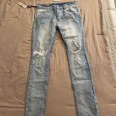 Brand New Light Wash Ksubi Jeans Size 33 Comes With Tag Ksubi Jeans, Mens Straight Jeans, Jeans Color, Colored Jeans, Blue Man, Mens Jeans, Jeans Size, Color Blue, Man Shop