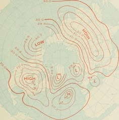 an old map shows the location of different locations in the earth's crusts