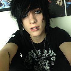 (Fc: Johnnie Guilbert) "hey. I'm Johnnie. I play the ukulele and I write my own songs. I'm also from MDE. So yeah.....I'm 21 and single. Come say hi." Hot Emo Guy, Cute Emo