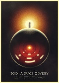 an advertisement for the space odyssey movie