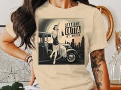 40th Birthday Shirt, Vintage Roaring Twenties T-shirt, Straight Outta My Thirties, Flapper Girl Graphic Tee, Art Deco Style Shirt - Etsy Straight Outta My Thirties, 40th Birthday Shirt, Flapper Girl, Girls Graphic Tee, Roaring Twenties, Straight Outta, Style Shirt