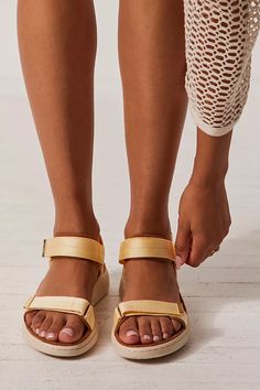 Hey Day Sport Sandals | Free People Hey Day, Recycled Rubber, Beauty Favorites, Sport Sandals, Travel Companion, Ankle Straps, Boho Clothing, Boho Outfits, Spring Outfits