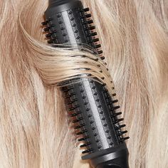 The GHD Rise Volumizing Hot Brush helps add volume and style hair from roots to tips. Designed with a 1.25 inch barrel with 0.5cm smooth-touch, nylon bristles for root lift to help creating volume while a soft stand protects bristles from damage and surfaces so you can style care-free. The sleek, tapered handle is designed to be lightweight for balance and comfortable use. Automatic sleep mode will switch off after 30 minutes of non-use. *Packaging may vary Ghd Rise, Hot Brush, Turn Up The Volume, Hot Rollers, Flat Hair, Texturizing Spray, Round Brush, Styling Brush, Coily Hair