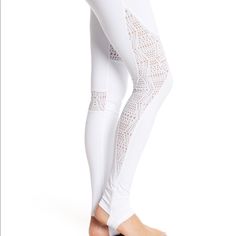 Nwt Alo Exclusive Yoga West Coast Next Level Laser Cut Leggings Boasts Ali’s Exclusive New Pattern. *Unique Laser Cut Design *Foot Straps Or Fold To Not Use *Hidden Waistband *Keycard Pocket *Flatlock Seaming *Lined Gusset/Not See Through Perfect Mix Of Fashion And Function! So Cute! Open To Offers! Just Send Me An Offer And I’ll Do My Best To Work With You Dance Yoga Design Mid Waist Stretch Stretching Ballet Approximately 3” Waistband 8” Rise 22” Inseam Bin 3 Alo Yoga Stretch Long Pants, Alo Yoga Stretch Pants, White Tight Summer Bottoms, Tight White Summer Pants, Alo Yoga Tight Yoga Bottoms, Fitted Alo Yoga Leggings For Yoga, Alo Yoga Stretch Bottoms For Yoga, White Elastane Lounge Pants, White Elastane Pants For Loungewear