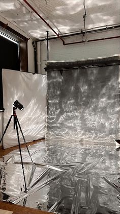 a photo studio is set up for an event