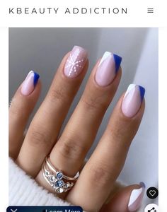 Christmas New Years Nails Simple, Short Winter Nails 2022 Gel, January Nail Designs Short, January Nail Designs New Years, Cute Winter Nails Short, Christmas Nails 2022 Short, Winter Nails Short Simple, Simple Winter Nails Short, January Nails Winter Simple