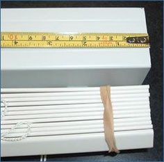 a measuring tape is on top of a heater