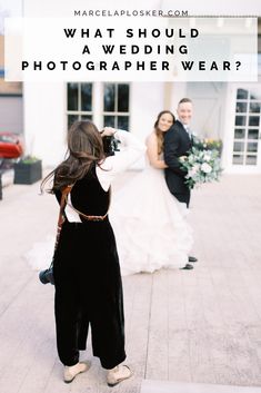 What Should A Wedding Photographer Wear? | Marcela Plosker Photography • Boston Wedding Photographer #wedding #weddingtips #weddingprep #weddingadvice #weddinghacks #weddingphotographer #weddingphotography #weddingphotographyideas #fineartphotography  #weddingphotos #weddingphotoideas #bostonwedding #bostonweddingphotography #photographertips #whattowear #outfits Photographer Outfits, Wedding Photographer Outfit, Photographer Outfit, Popular Photography, Boston Wedding Photographer, Boston Wedding, Famous Photographers, Wedding Prep, Wedding Boston