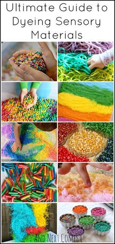 the ultimate guide to dyeing sensory materials and how to use them for crafts