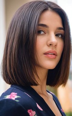 Bobs Straight Hair, Short Bob Hairstyles Straight Hair, Ceo Hairstyles, Cute Short Haircuts For Straight Hair, Short Hair Straight Cut, Short Haircuts For Women Straight Hair, Short Haircut Straight, Short Haircut Straight Hair, Bob Haircut Straight Hair