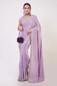 Lavender Saree, Purple Mirror, Blouse Purple, New Saree, Indian Fashion Designers, Blouse For Women, Pernia Pop Up Shop, Blouse Online