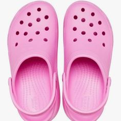 Crocs Clogs Kids Pink Size 1 Light Pink Crocs, Girls Clogs, Pink Crocs, Kids Clogs, Clogs And Mules, Crocs Clogs, Crocs Classic Clogs, Kids Wardrobe, Taffy