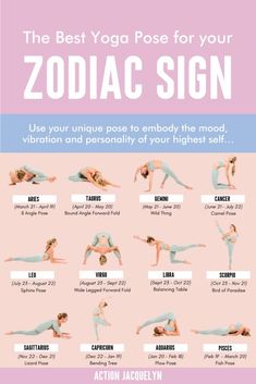 the best yoga pose for your zodiac sign is here to help you learn how to do it