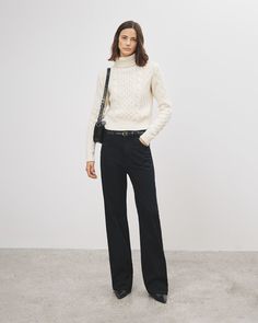 Relaxed-fit, low-rise boyfriend jean. Cut in heavy, nonstretch Japanese crosshatch denim, with a lived-in softness—the closest you can get to original 1970s denim. Zip fly and shank front closure. Classic five-pocket denim styling. Low Rise Boyfriend Jeans, Nili Lotan, Jeans White, Casual Winter Outfits, Denim Jean Jacket, Mid Rise Jeans, Boyfriend Fit, Denim Outfit, Winter Casual