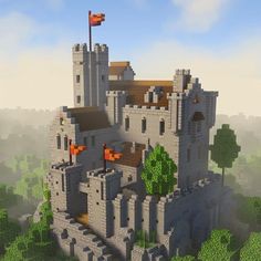 an image of a castle made out of lego blocks