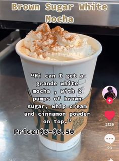 a cup of ice cream sitting on top of a counter