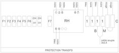 the wiring diagram for an automatic transfer system