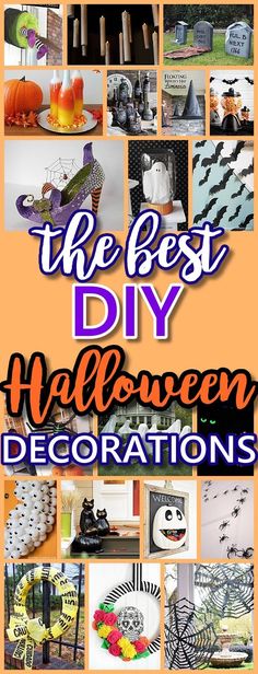 the best diy halloween decorations for all ages and abilities to make it look like they are