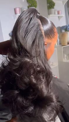 Ponytails Hairstyles, Hair 2025, Gorgeous Hairstyles, Hair Straightening, Blowout Hair, Hair Appointment, Hair Help, Slick Hairstyles, Hair Laid